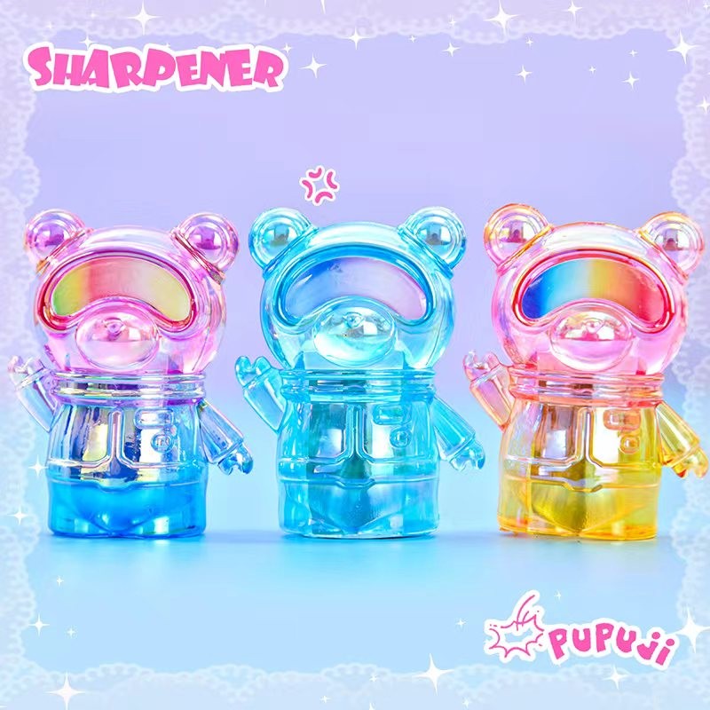 

Aesthetic kawaii Stationery for school useful equipment Office supplies back to school supplies cute Astronauts pencil sharpener