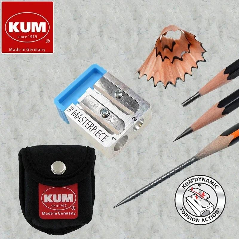 

1pc Germany Kum The Masterpiece Segmented Magnesium Pencil Sharpener Free 2 Replacement Blades School Supplies