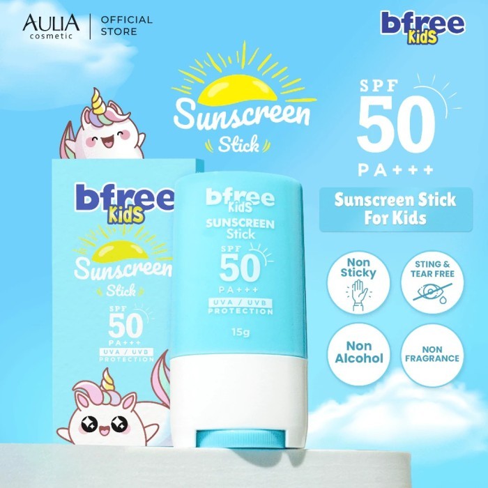 BEAUTYLAND BFREE KIDS SUNSCREEN STICK SPF 50+ 15GR TABIR SURYA SUN SCREEN ANAK PELINDUNG DAN PELEMBA