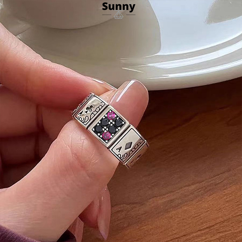 BEST SELLER COD Cincin Poker Berlian Cincin Cincin Poker Retro Cincin Pria Hip Hop Cincin Retro