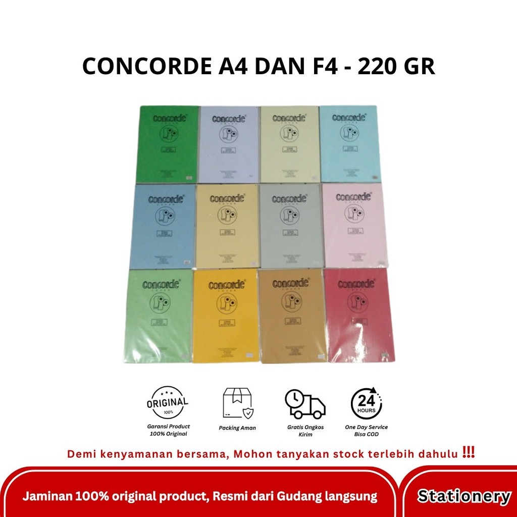 CONCORDE COVER LAID 220GR A4