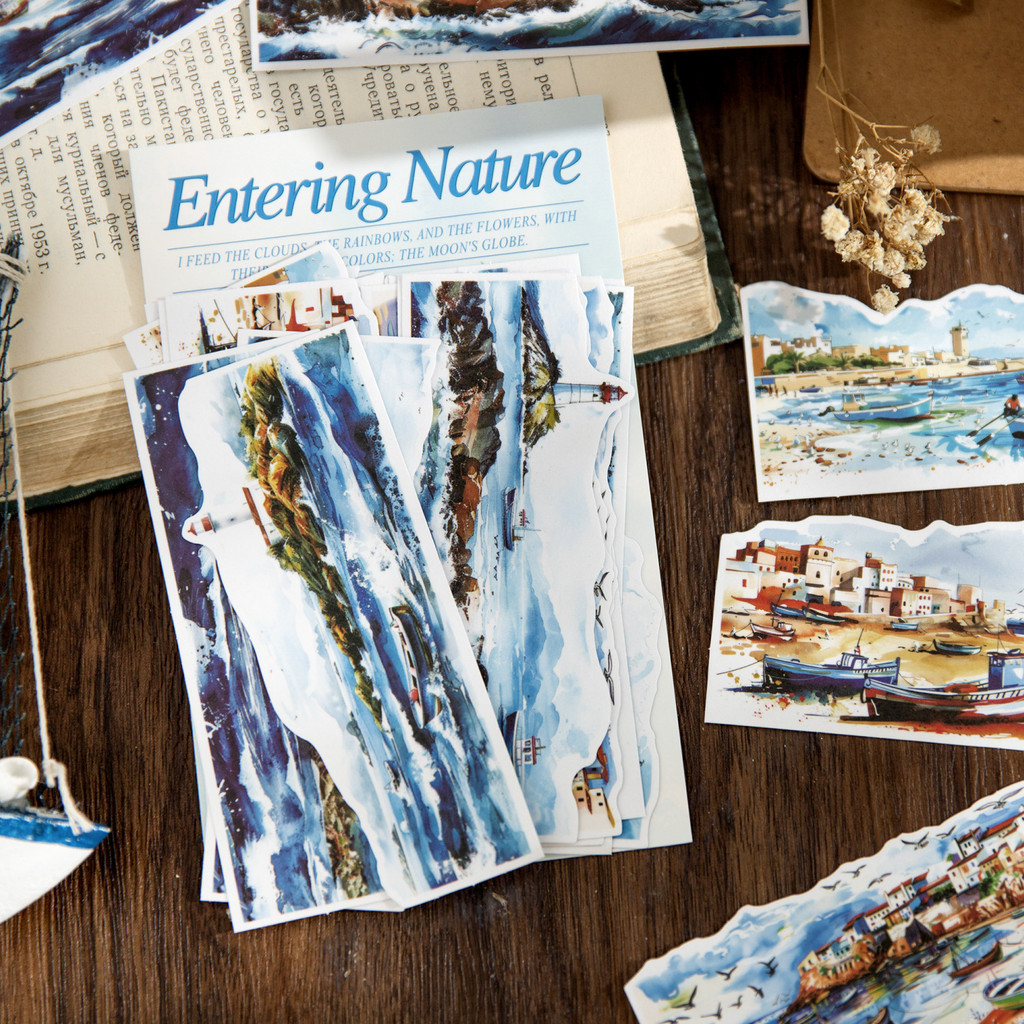 

30pcs/1lot Kawaii Scrapbook Sticker Have a date with nature Journaling Supplies Planner Decorative Stationery Sticker