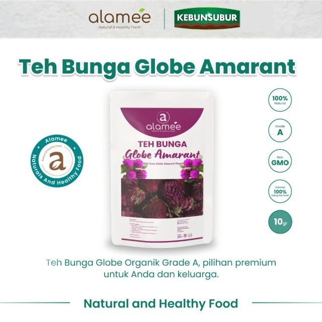 

ALAMEE Teh Globe Amaranth Tea Bunga Kering Herbal Organik Dried Flower 10gr Premium