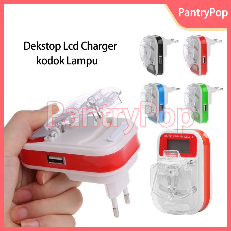 Dekstop Lcd Charger Kodok Lampu / Charger Kodok /Universal Charger Destop