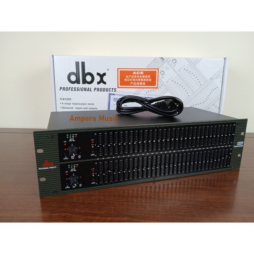 Equalizer DBX 1231 / DBX 1231 ( 2 x 31 Band )/ DBX 1231
