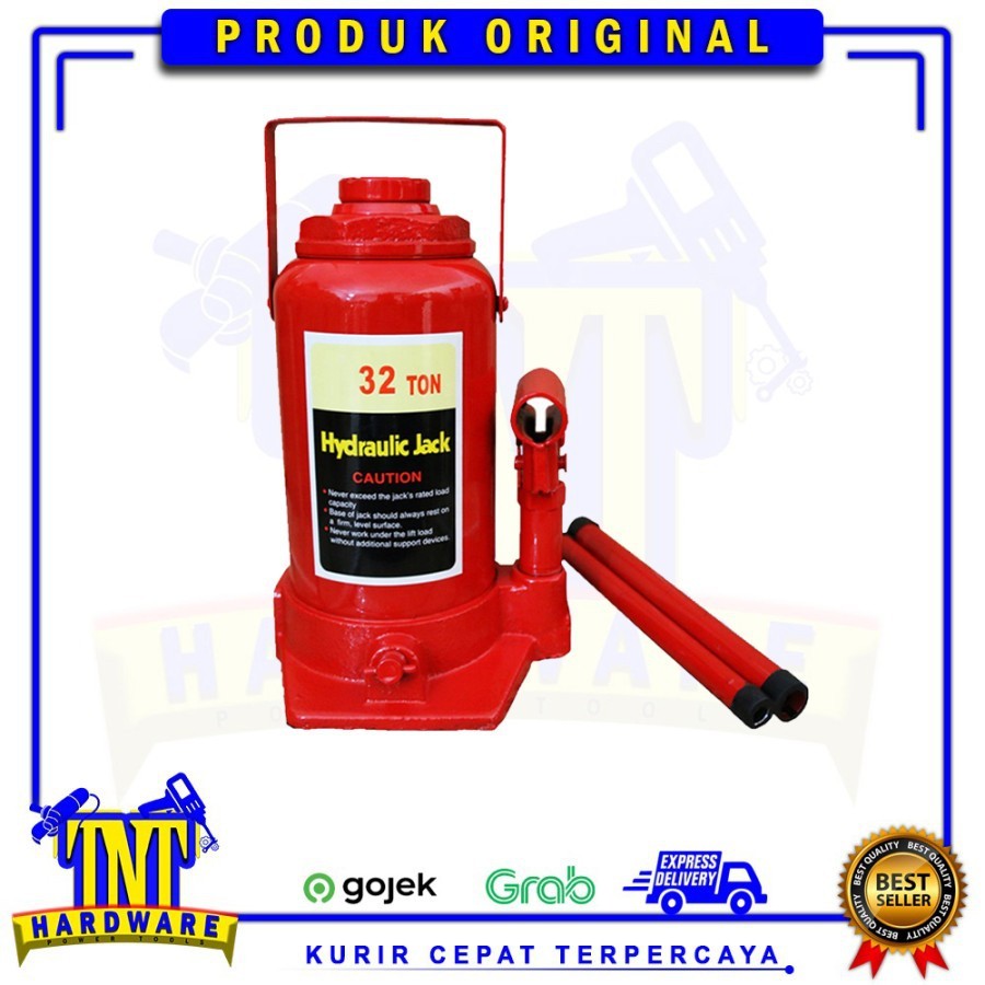 DONGKRAK BOTOL 32 TON HIDROLIK JACK BOTOL TRUK / DONGKRAK MOBIL 32TON