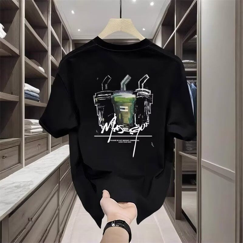 Threads & Trends American Retro Style T-Shirt|Kaos Distro|Kaos Wanita Hitam|Kaos Pria Dan Wanita(nai