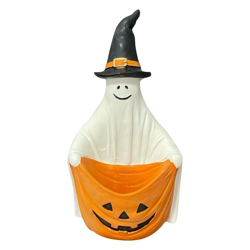 

Halloween Planter Ghost Pen Pot Pencil Organizer Halloween Planter Bonsai Plant Holder Flower Pots Desk Supplies Organizer for