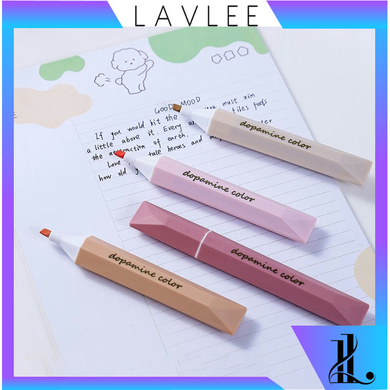 

Lavlee - S6588 Set Stabilo Isi 4 PCS / Stabilo Warna Macaron Pastel / Highlighter Pen 4 in 1 / Highlighter Aesthetic / Journal Maker Pen