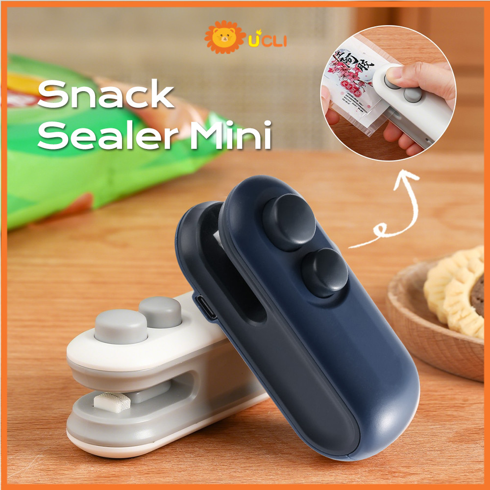 Ucli Snack Sealer Mini Hand Sealer Mini Portable Plastic Sealer Charging Sealer