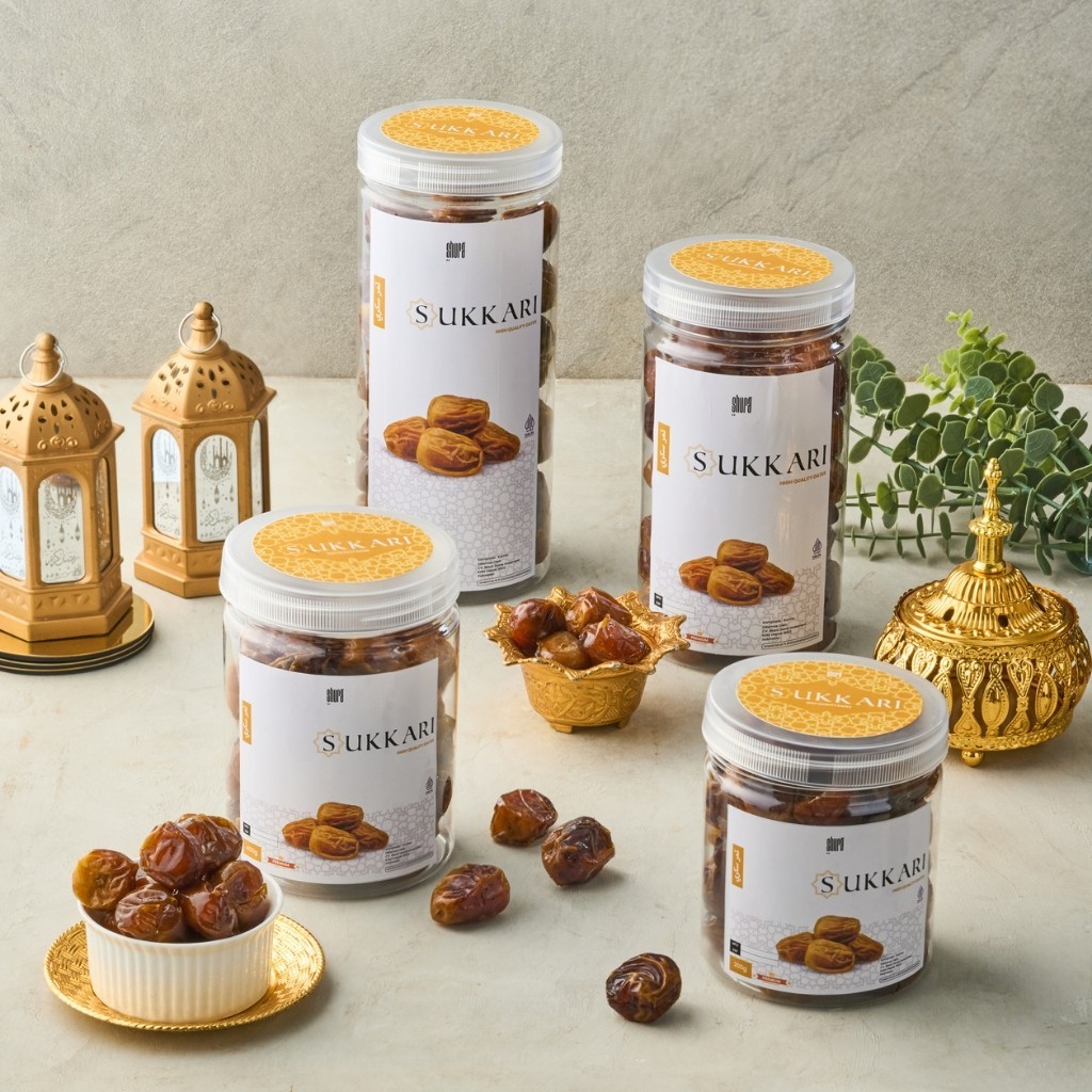 

Shura Kurma Sukkari Lembut Legit Manis Premium Original Premium High Quality Toples Akrilik