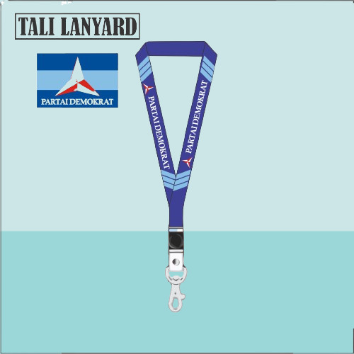 

TALI LANYARD PARTAI DEMOKRAT LOGO - TALI ID CARD PARTAI DEMOKRASI INDONESIA GANTUNGAN KUNCI GANTUNGAN FLASHDISK GANTUNGAN NAMETAG TALI LANYARD BEST SELLER COD