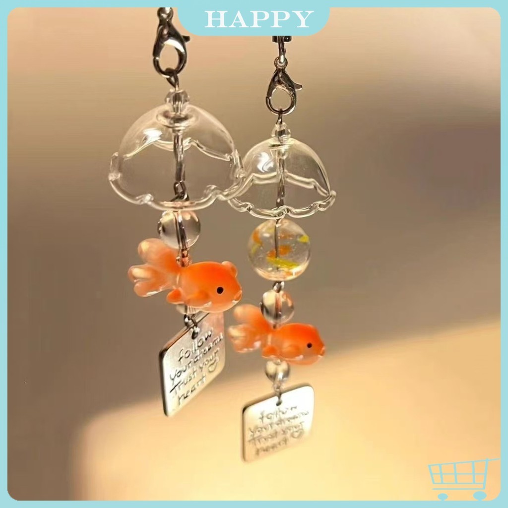 [Ready Stock] gantungan ikan mas koki/goldfish keychain/Gantungan Kunci Ikan Mas Koki/Gantungan Tas/