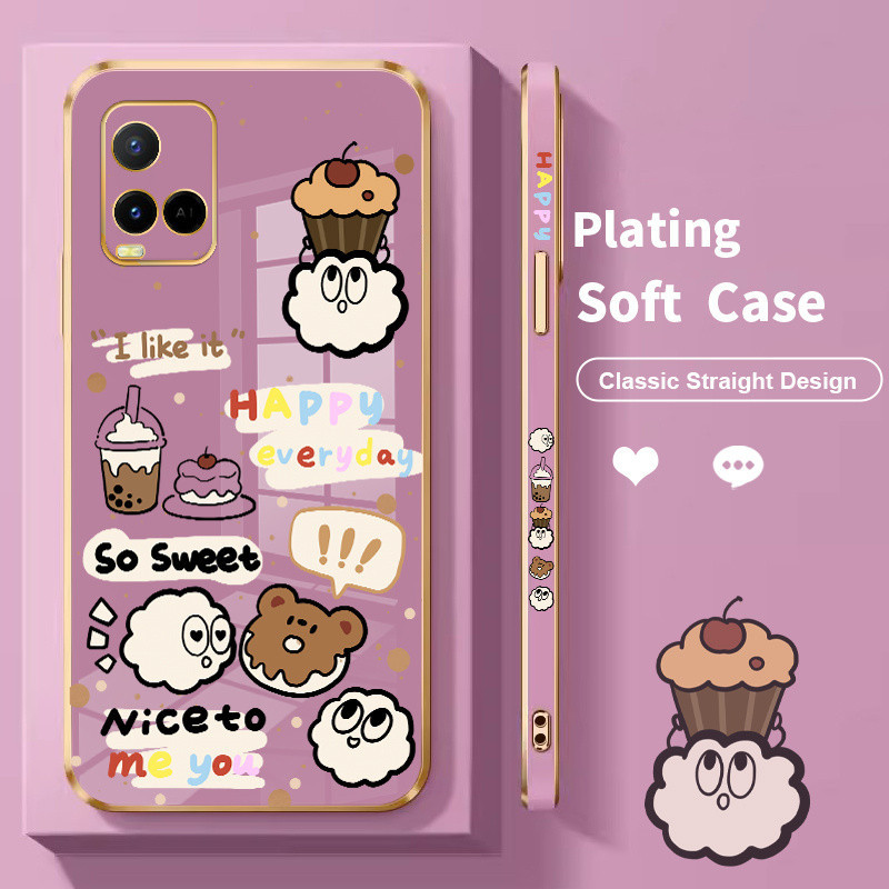 Case HP For Vivo Y21 Y21s Y21t For Vivo Y21a Y21e Y21G vivi For VivoY21 For VivoY21s vovo For VivoY2