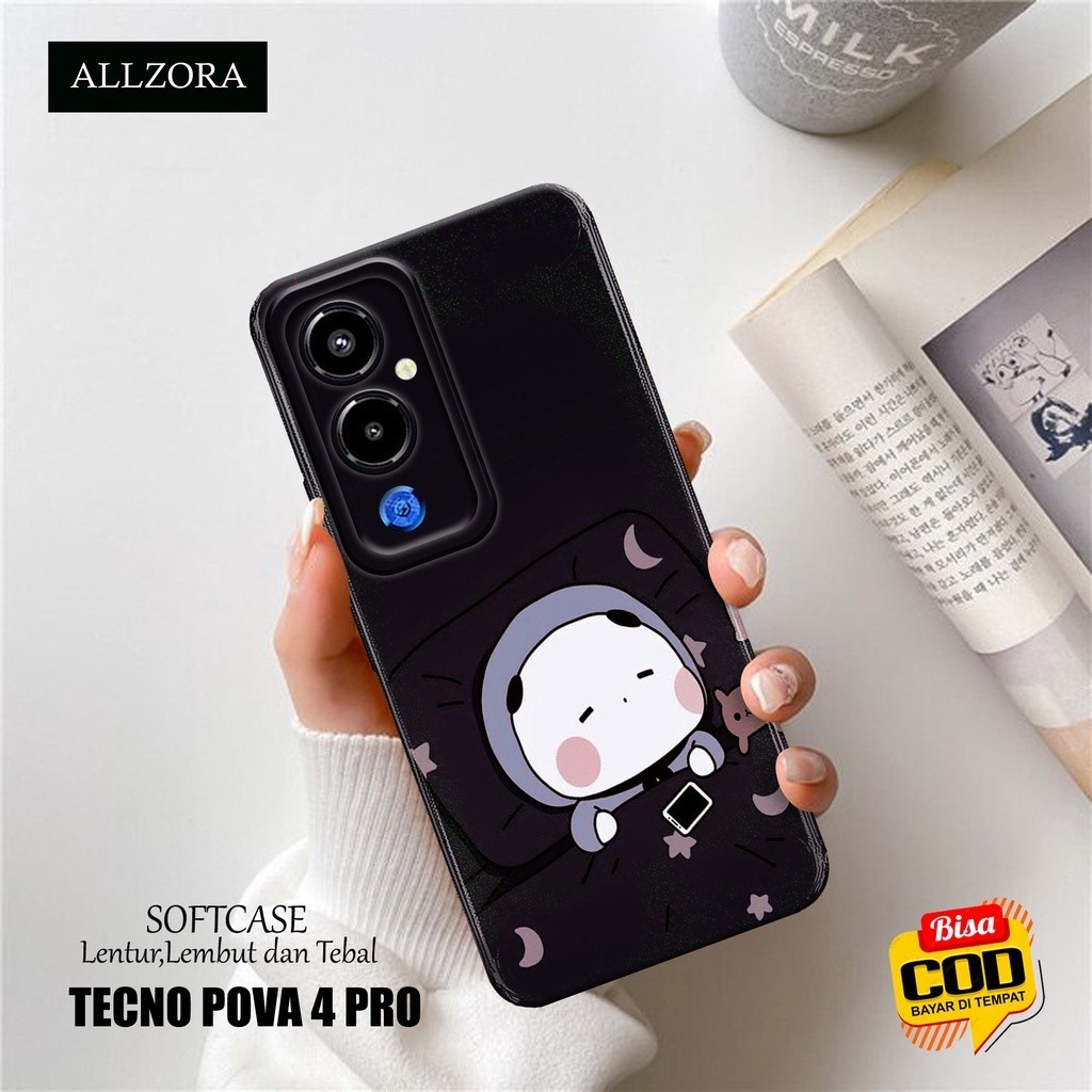 Softcase Hp Tecno Pova 4 Pro Terbaru - Casing Hp Tecno Pova 4 Pro Terbaru - Fashion Case KARTUN - Ca