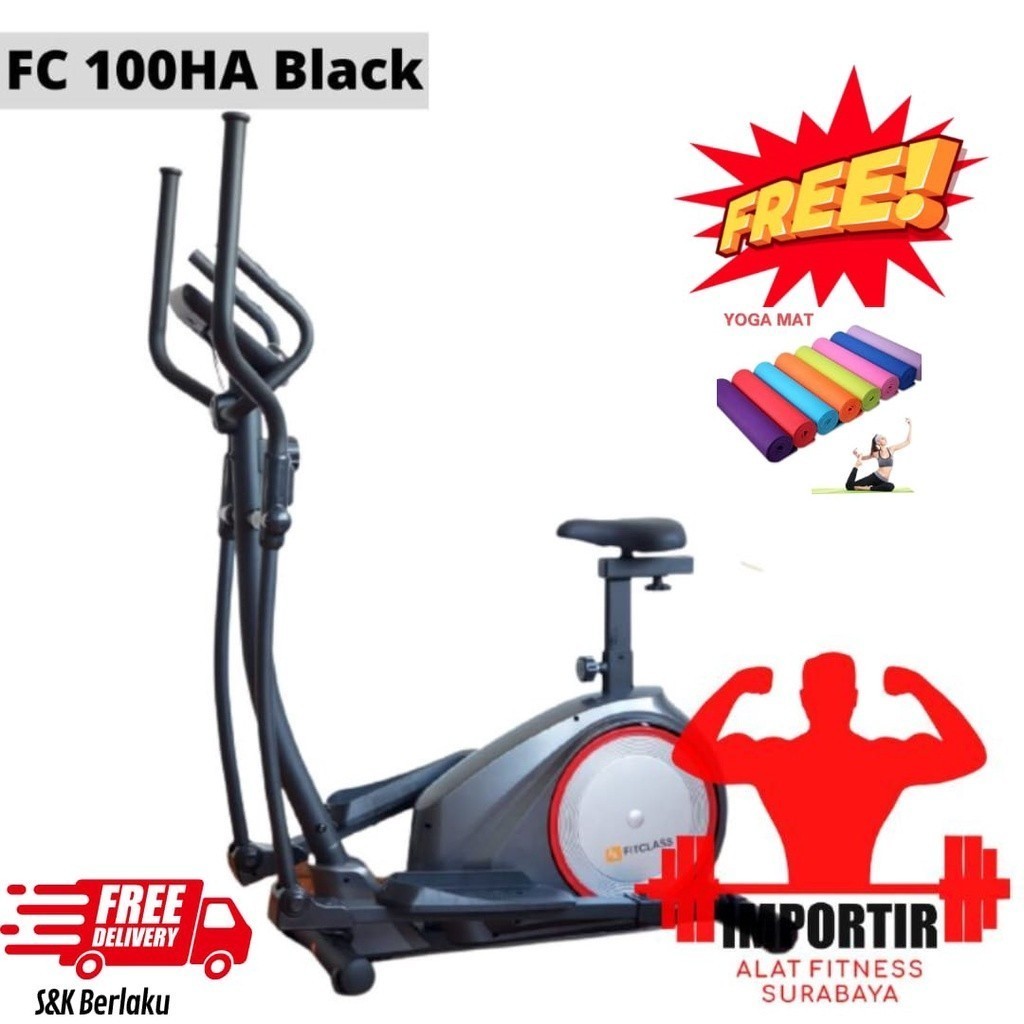 Alat Fitness,Alat Olahraga Sepeda Statis BESAR Alat Fitness FC 100 HA elliptical olahraga fitness