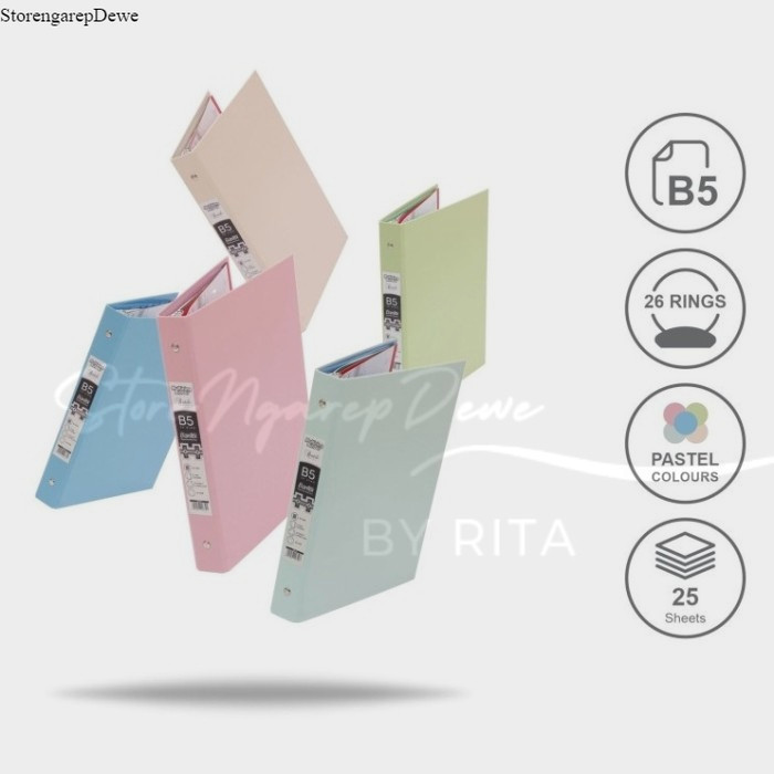 

BANTEX B5 PP MULTI-RING BINDER 20 HOLE - 1336