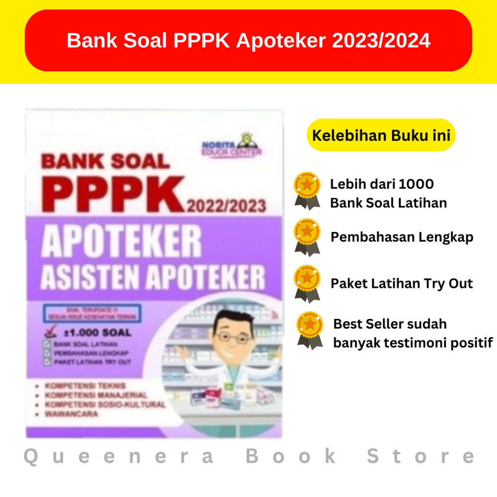 Buku Bank Soal PPPK Apoteker Asisten Apoteker 2023 2024