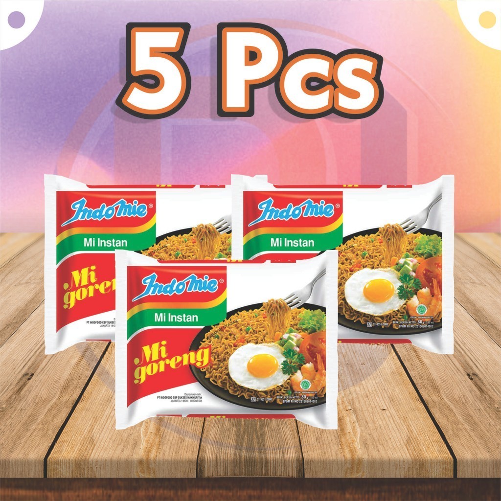 

Mie Indomie Goreng 5Pcs