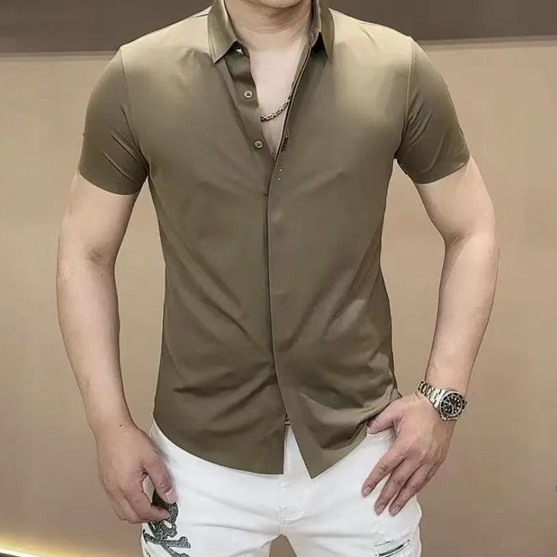 Kaos Kemeja Lengan Pendek Pria