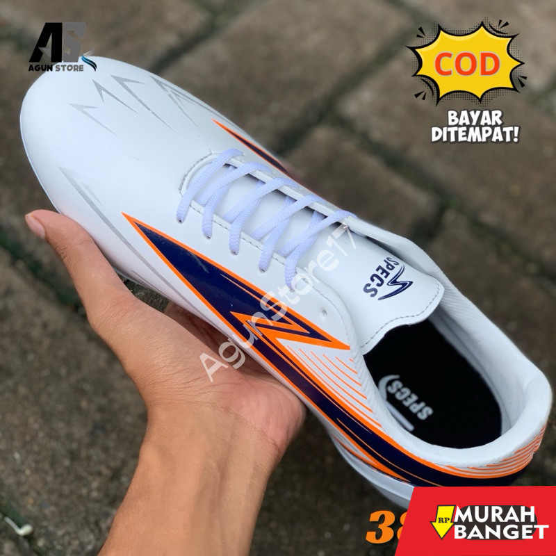 Sepatu specs keren- sepatu bola specs hyperspeed 1.5 fg lilac white/sepatu sepak bola specs terbaru