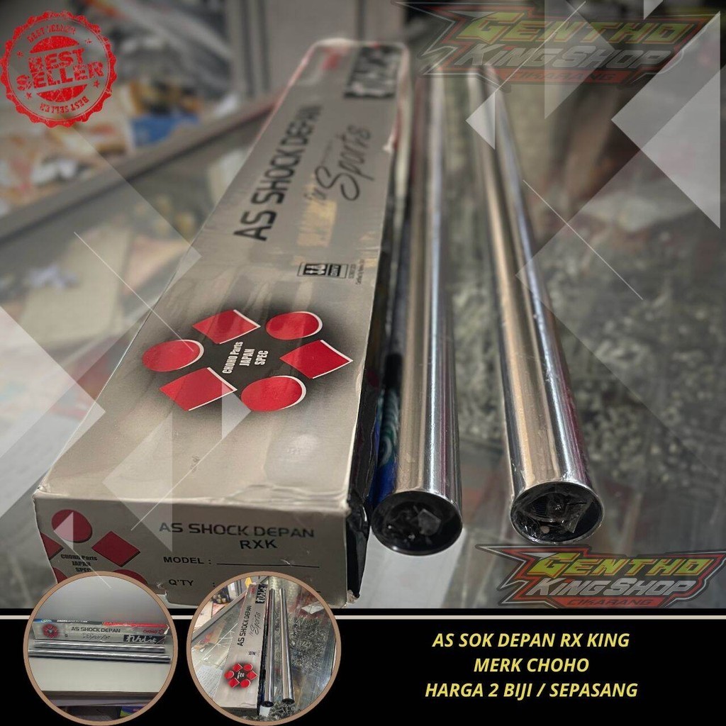 AS SOK SHOCK DEPAN RX KING RXKING CHOHO HARGA SEPASANG