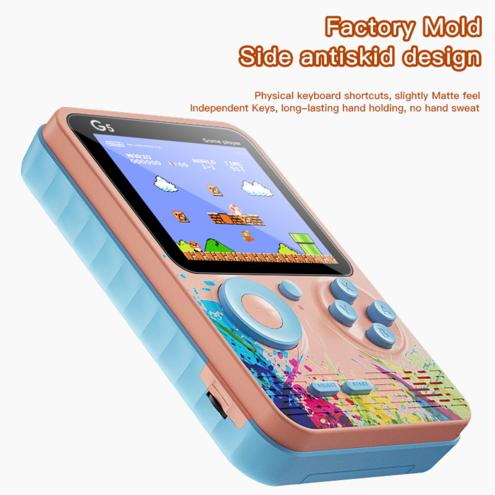Portable G5 Game Player Connect To Tv Or Gamepad 1000Mah Player/2 Game Boy Game Bot Gameboy Garansi