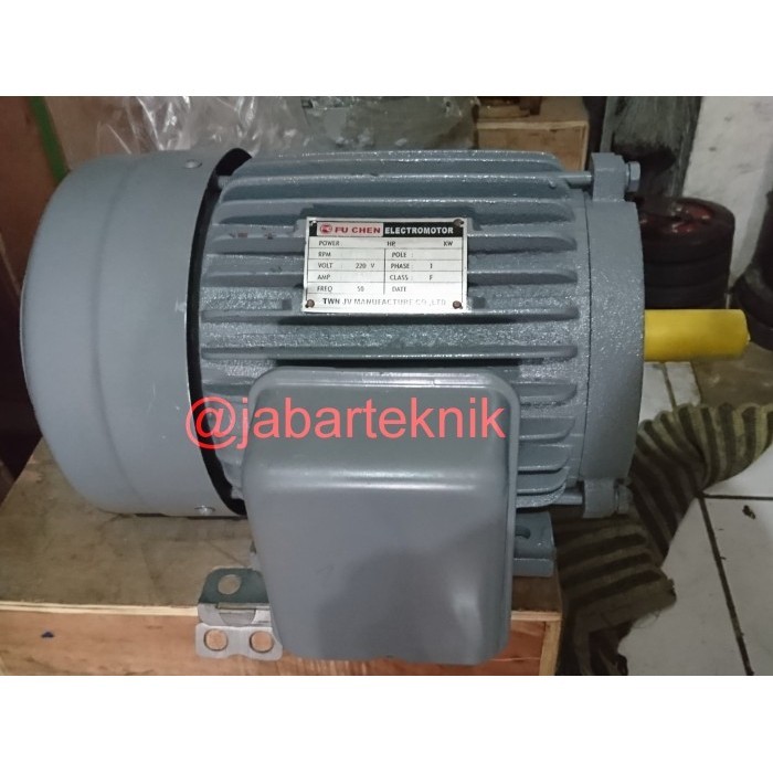 5HP 1PHASE ELECTRO MOTOR DINAMO TAIWAN FUCHEN 5 HP 1 Phase 220 V