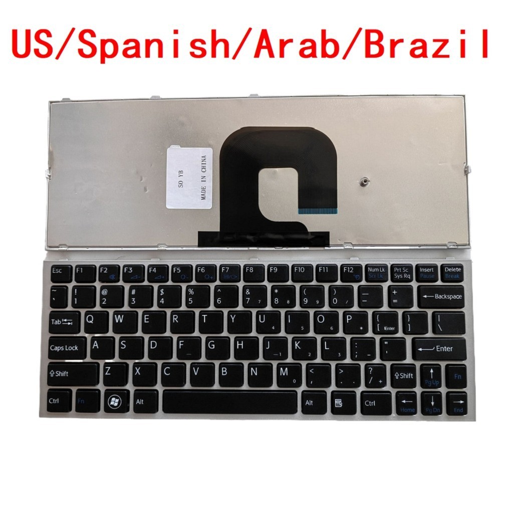 PREORDER New US Spanish Arab Brazil Laptop Keyboard For Sony VPC-YA VPCYA VPC-YB VPCYB YA YB Noteboo