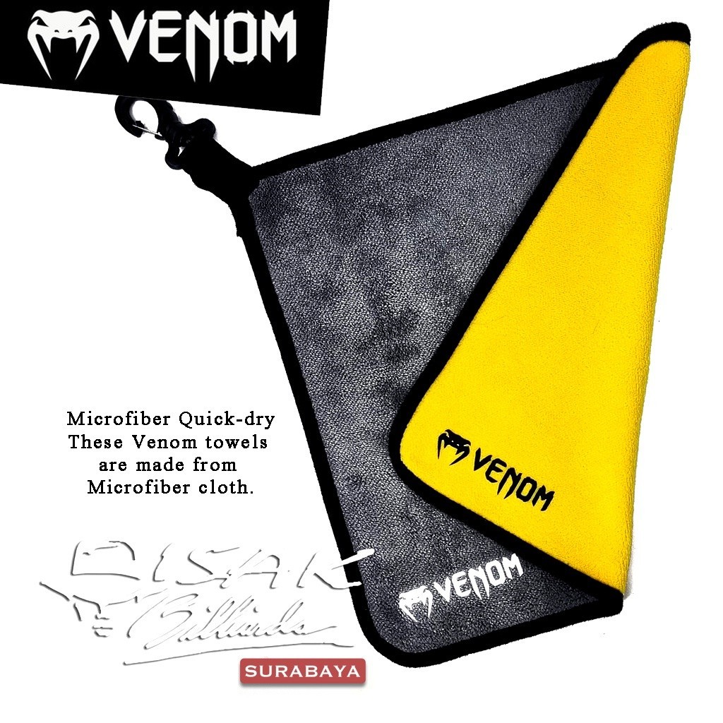 Venom Billiard Towel - Microfiber Handuk Kain Lap Pembersih Stick Billiard