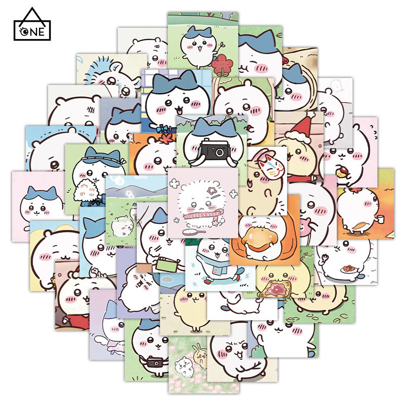 

COD❤️Kartun Lucu Skuter Stiker Animasi Stiker Karakter Stiker Dekoratif Telepon Gitar