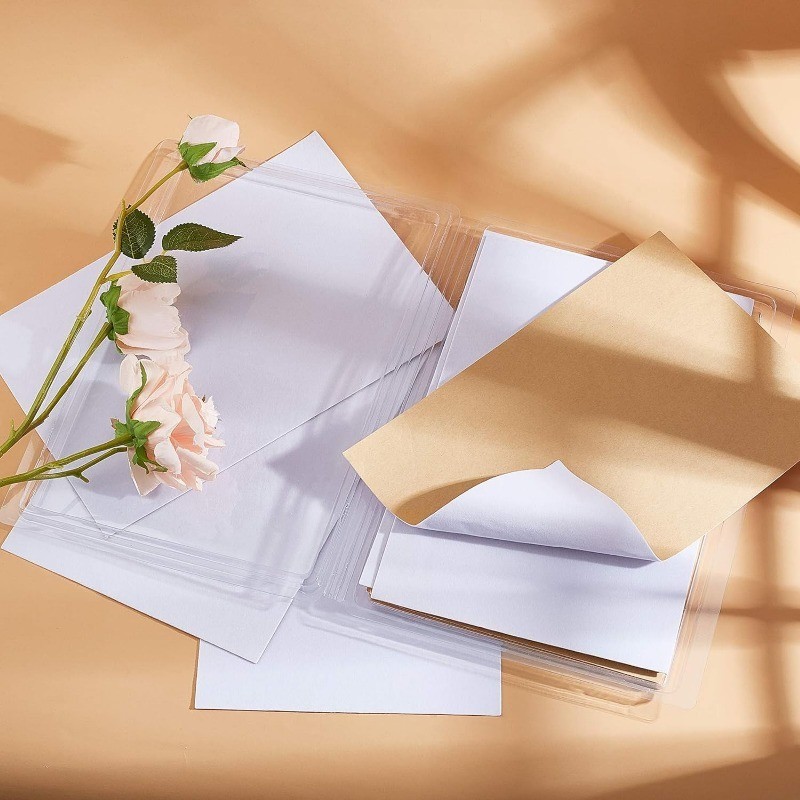 

20PCS White Velvet Fabric Sticky Back Adhesive Sheets 8.3"x11.8" Soft Self Adhesive Felt Fabric for Christmas Art Decoration