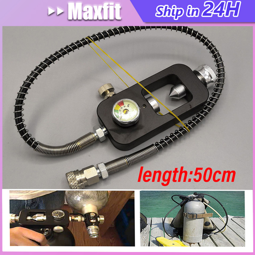 Regulator Scuba Import / Regulator Tabung Scuba Pcp 40Mpa/5800Psi Tabung Panjang 50cm Scuba Tank Ada