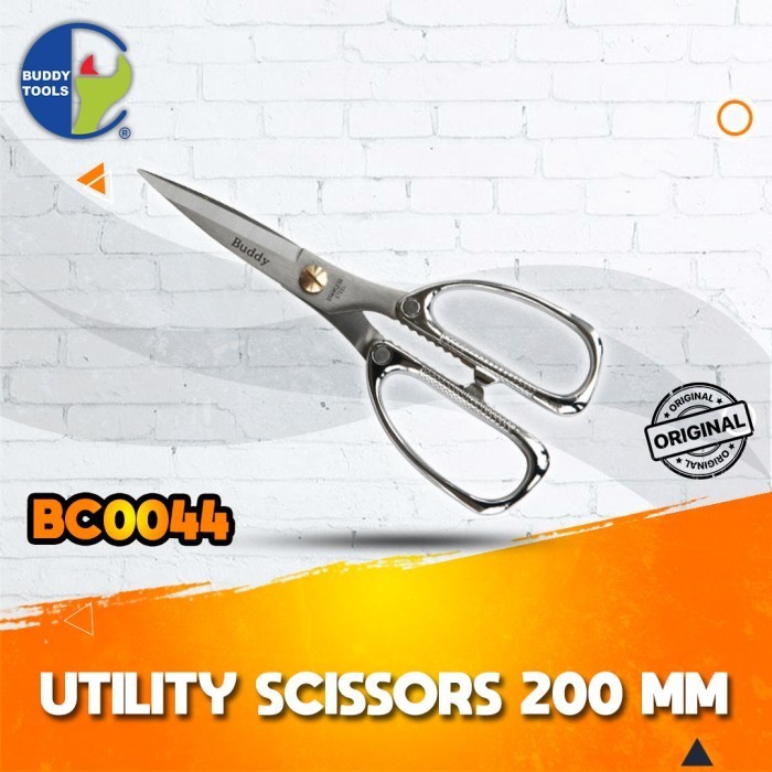 

Gunting Serbaguna Stainless Steel, BC0044 Utility Scissors 200mm