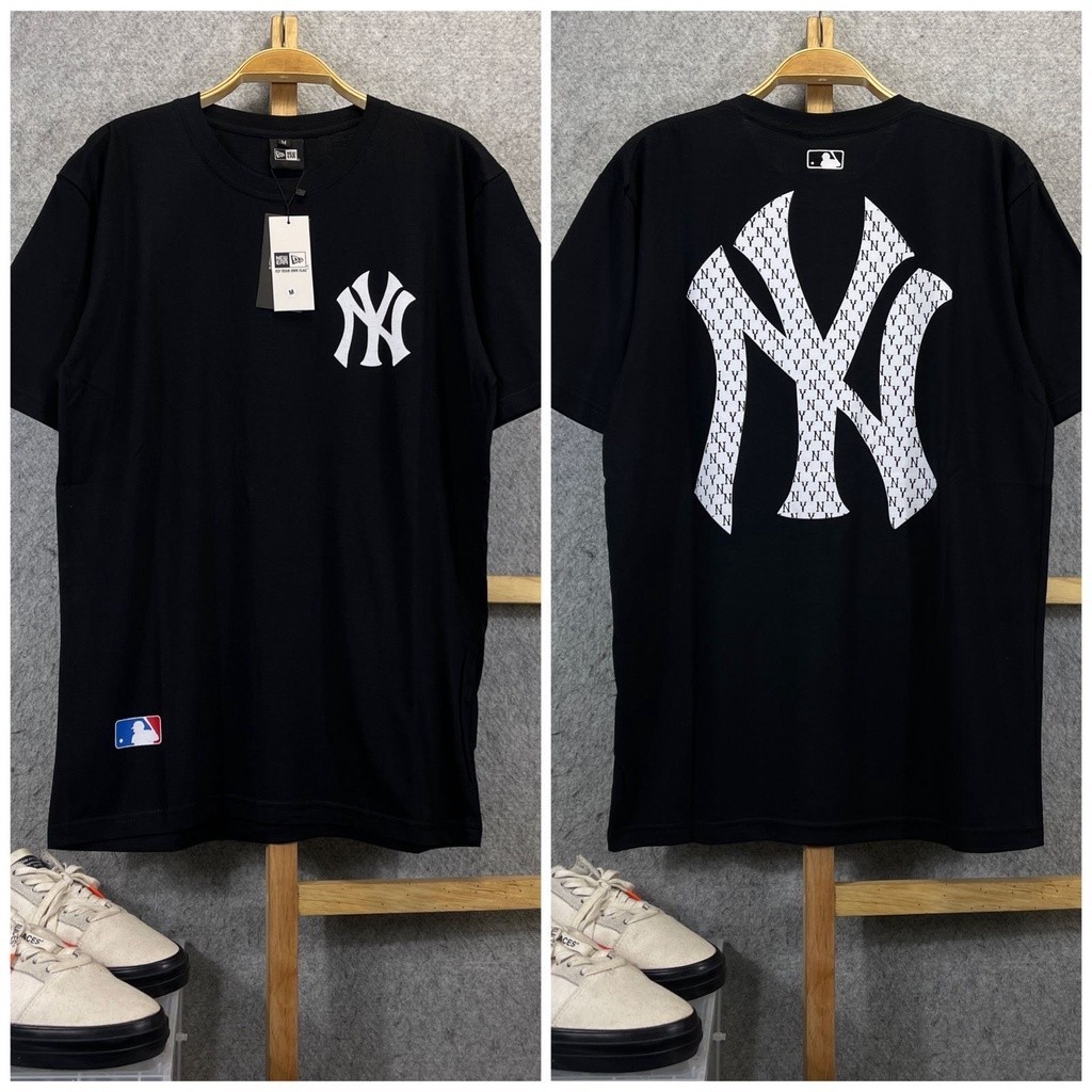 Kaos New Era x NY Yankees Monochrome Premium Fulltag