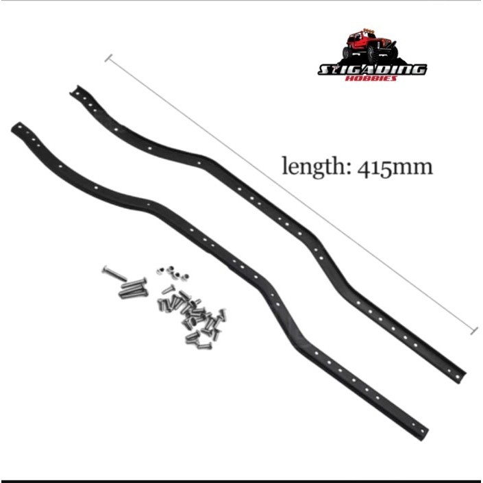 PART REMOTE CONTROL RAIL FRAME CHASSIS SASIS METAL AXIAL SCX10 SCX10 II