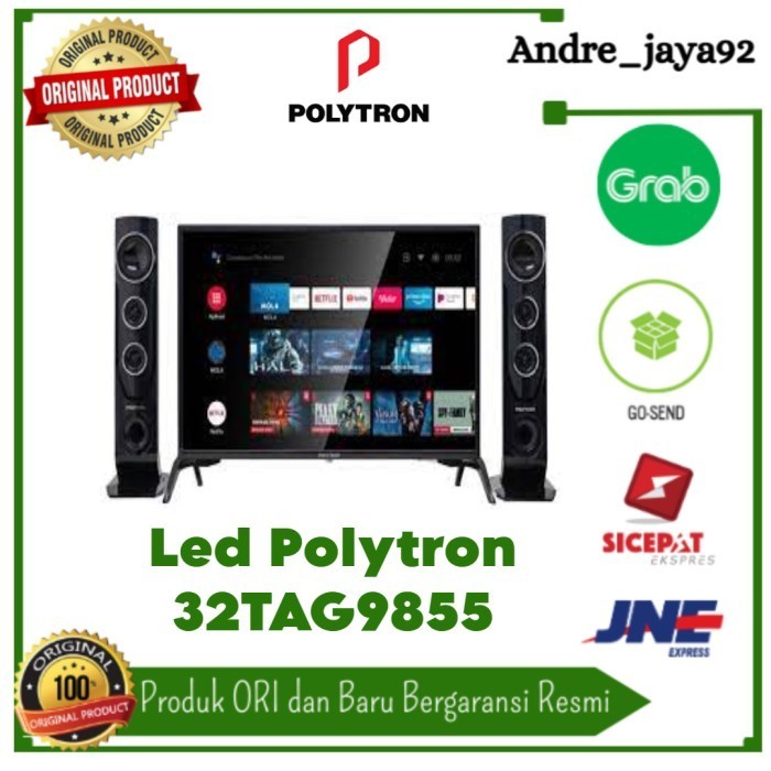 Led Tv Smart Cinemax Android TV Polytron 32 inch PLD 32TAG9855