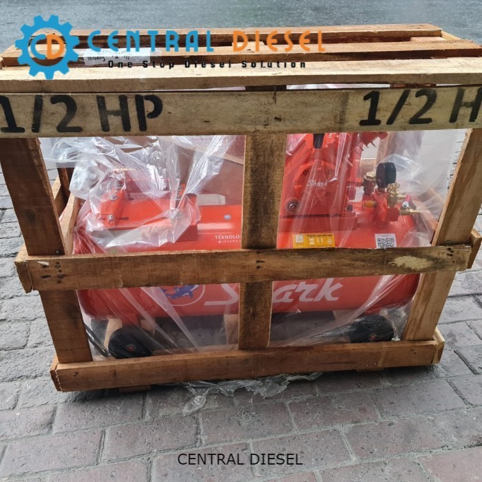 Mesin Kompresor/ Air Compressor Shark 1/2 HP unloading