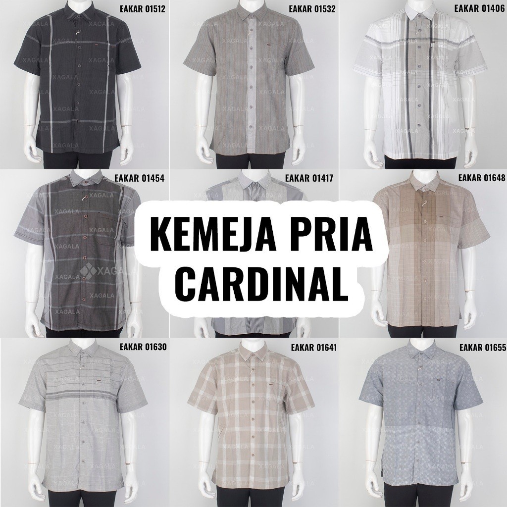 CARDINAL KEMEJA PRIA LENGAN PENDEK CARDINAL EAKAR 17