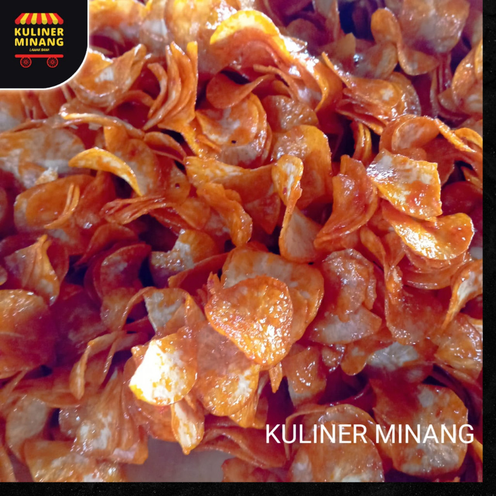 

Sanjai Balado 250g Pedas Manis Cemilan Khas Kuliner Minang