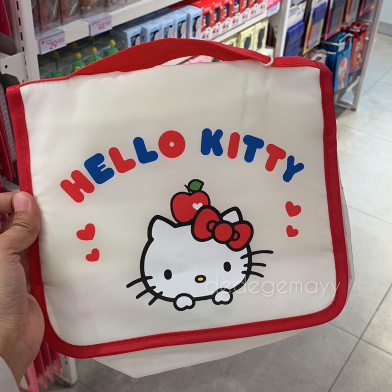Miniso x Sanrio - Toiletry Bag Hello Kitty With Hooks | Toiletries Travel Pouch Sanrio