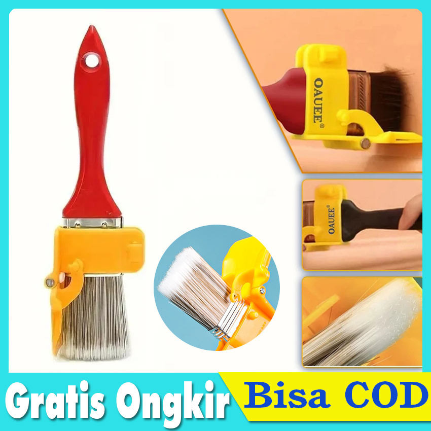 

Kuas Edge Brush Sikat Minyak Oil Paint Sikat Scrubbing Nylon Bristle Untuk Dinding Atap Sudut Rumah