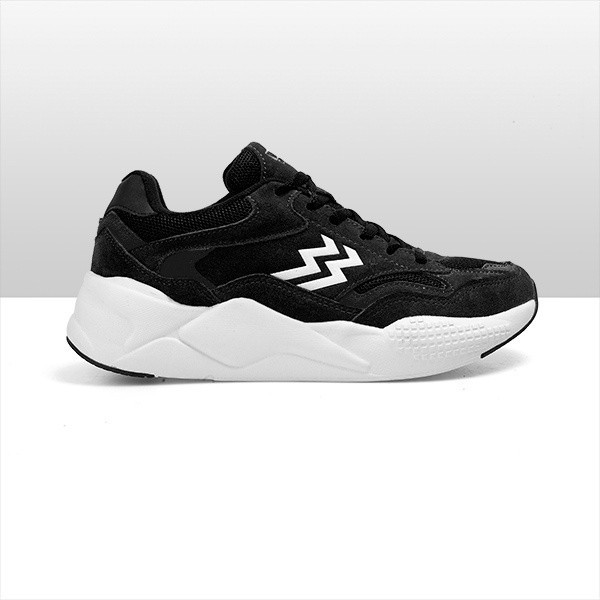 PRODUK TERBARU # Geoff Max - Wolf Racer Black White | Shoes Cupsole | Sepatu | Sneakers | Sepatu Pri