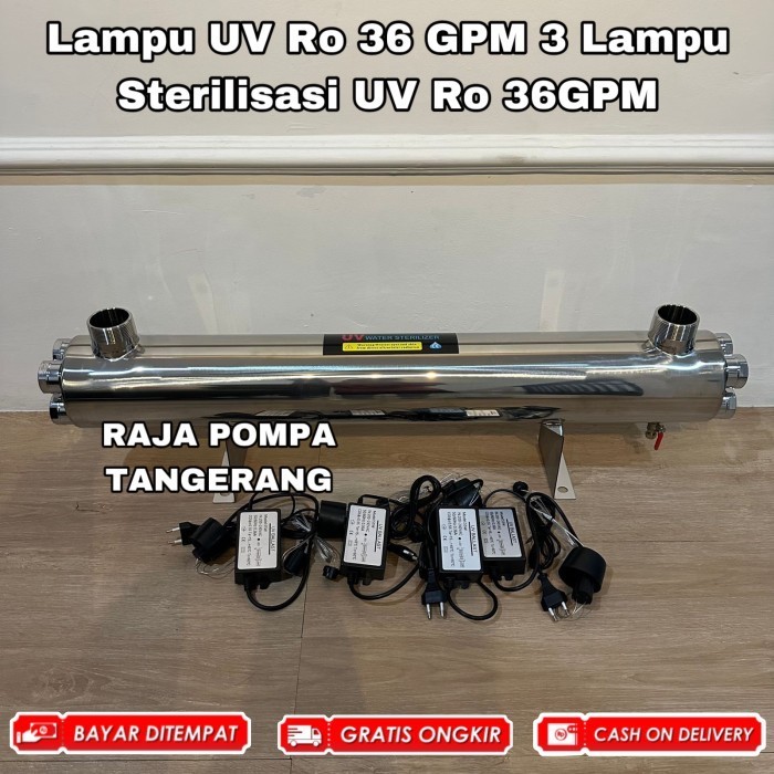 Lampu UV Ro 36 GPM 3 Lampu Sterilisasi UV Ro 36GPM
