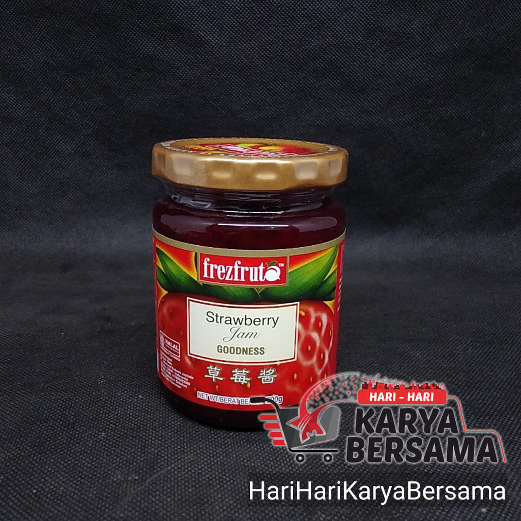 

FREZFRUTA SELAI RASA STRAWBERRY JAM GOODNES BOTOL 290GR