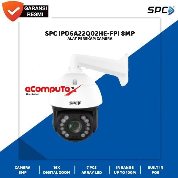 Kamera Keamanan SPC PTZ 8MP Visi Malam & Kontrol Presisi