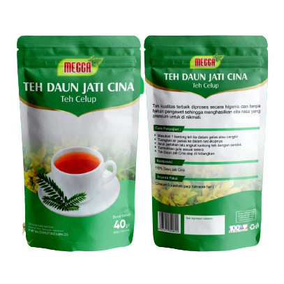 

Mecca Teh Daun Jati Cina pouch Isi 20 Kantong untuk melangsingkan tubuh