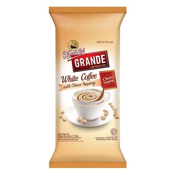 

Kopi Kapal Api Grande White Coffee 10X20G Diskon