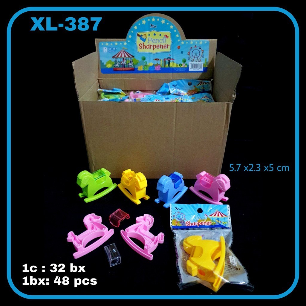 

GG Peruncing XL-387 Kuda Goyang(minimal 12) /Sharpener/ Serutan Pensil / Serutan