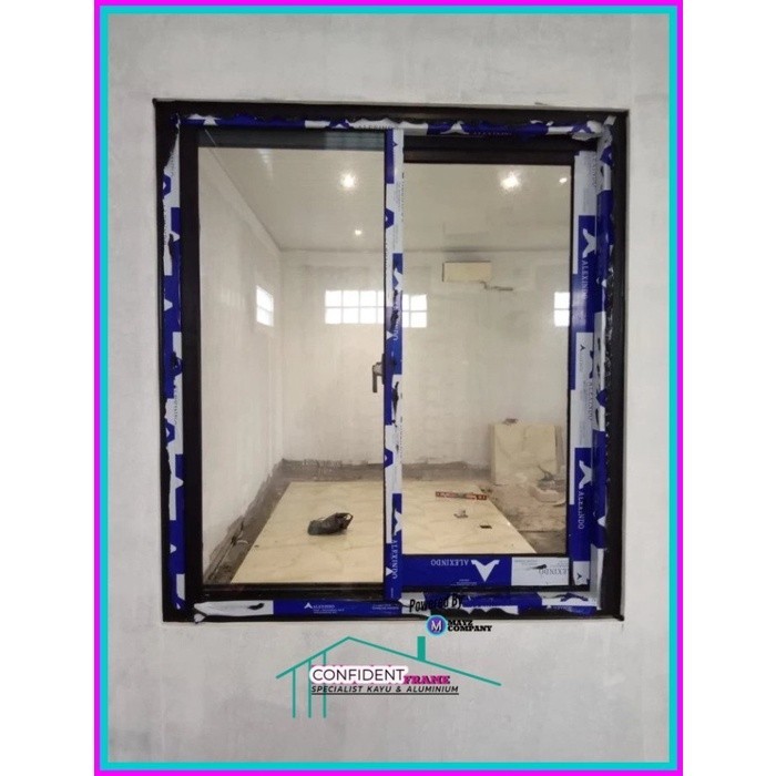 Kusen Jendela Alumunium Sliding ALEXINDO 4 Inch/Jendela Alumunium